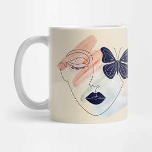 Girl's Face Mug